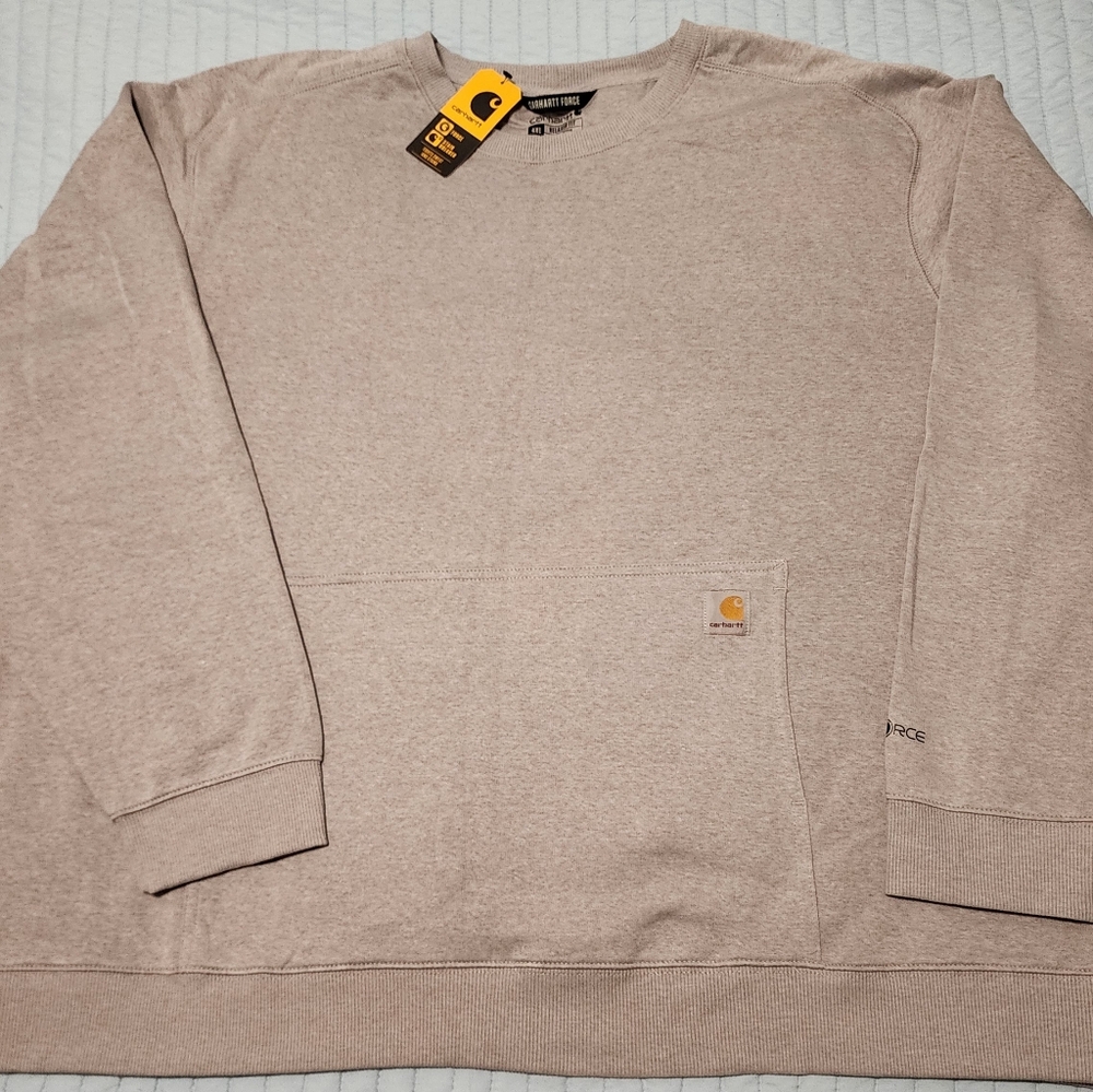 Carhartt Force Men's Relaxed Fit Lightweight Sweatshirt Heather 4XL